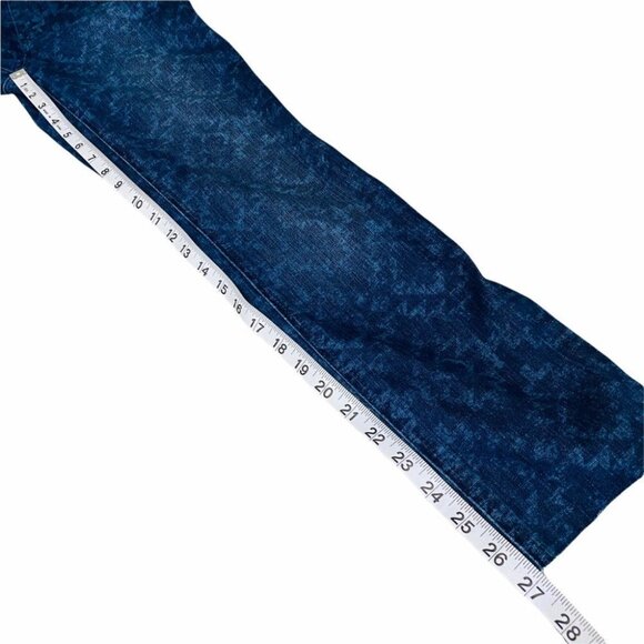 Hollister Tribal Print Jeans Jumpsuit Denim Bib Overall Sz XS - Picture 8 of 14